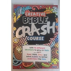 Creative Bible Crash Course Boys Edition 40 Devotions Activity Book 2023